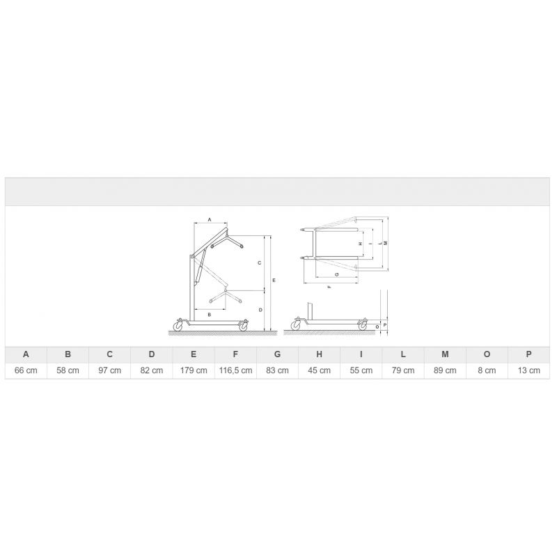 Steel Patient Lift Hydraulic Model...