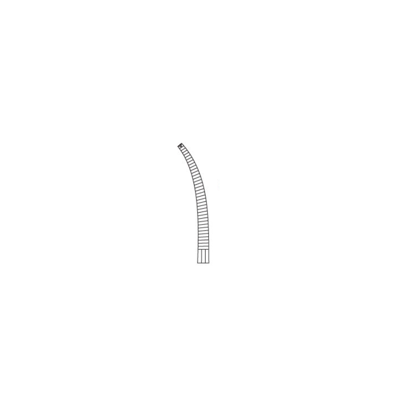 Pinça Crile, 14 cm, Curva e Dentada